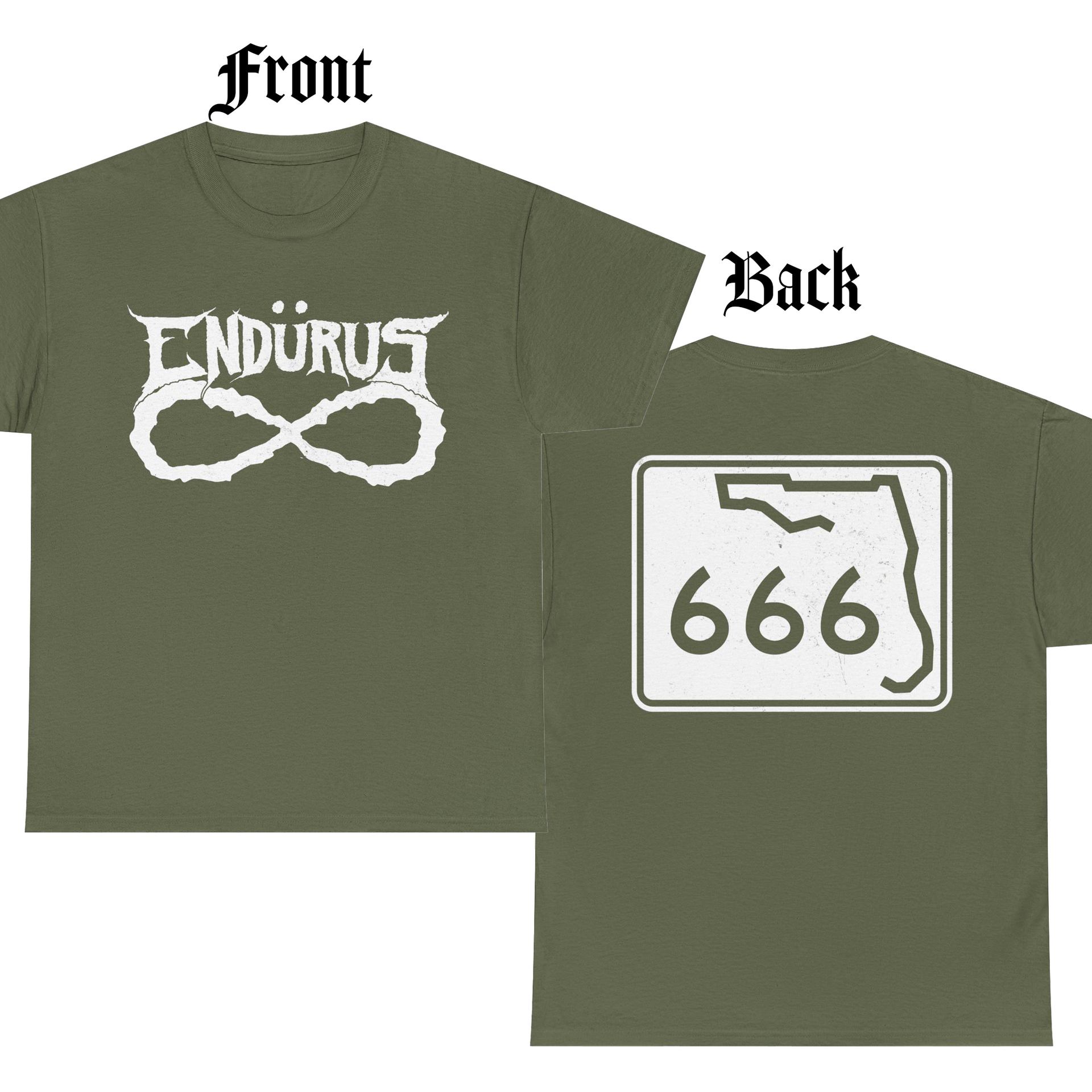666 White Logo - Men's T-shirt – Endurus
