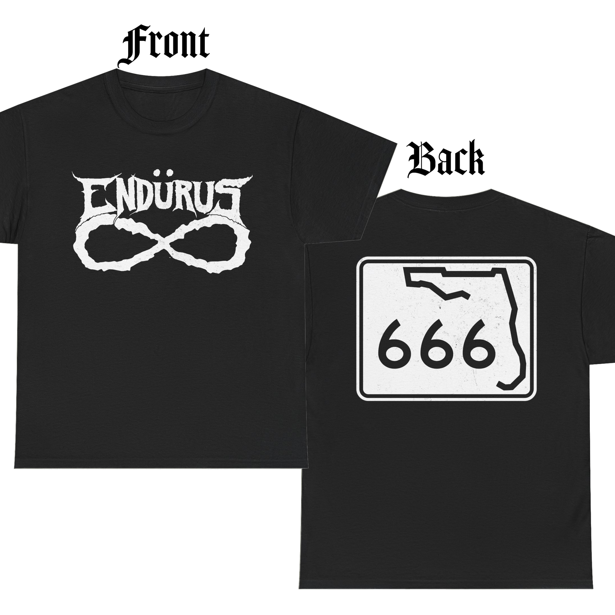 666 White Logo - Men's T-shirt