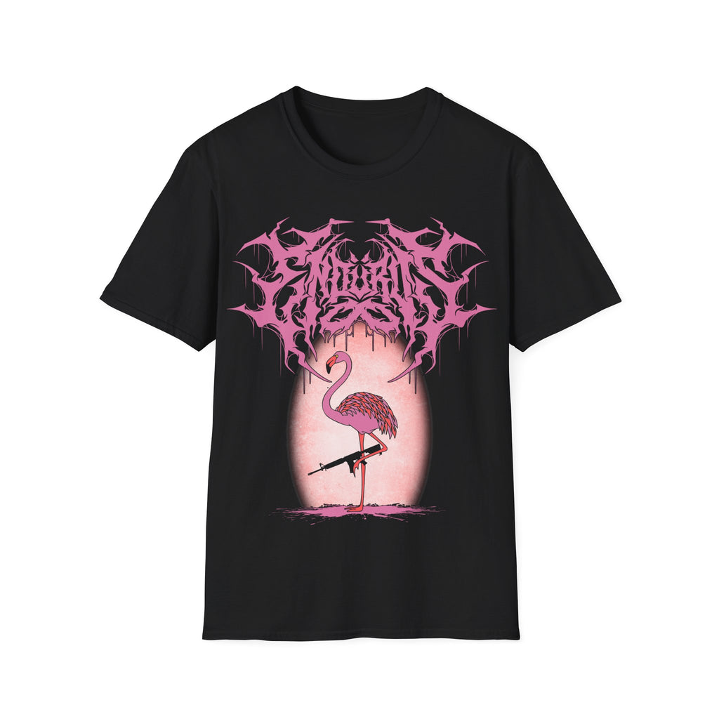 Endurus - Fear the Flamingo Black - T-shirt