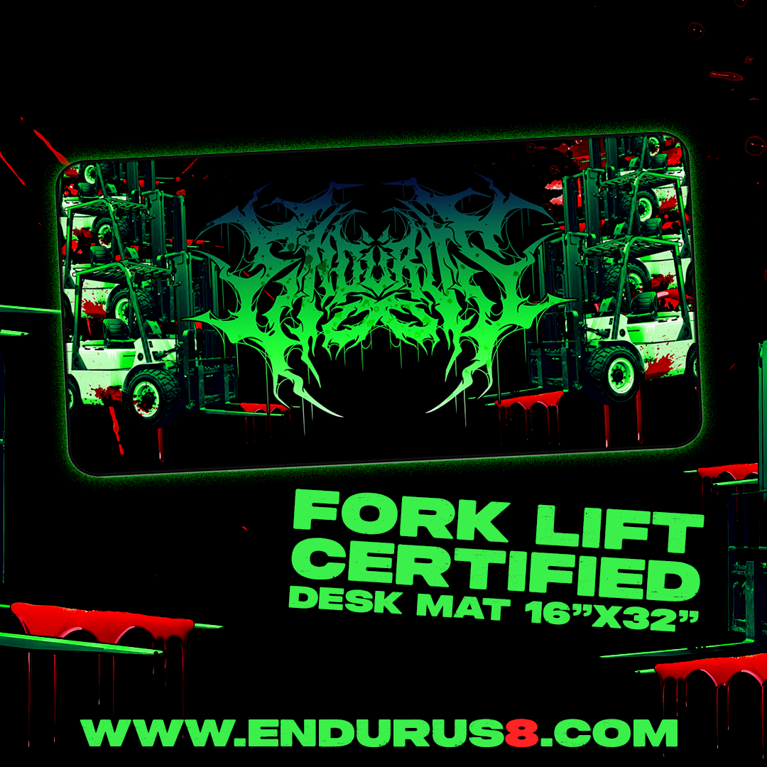Endurus - Fork Lift Certified - Desk Mat